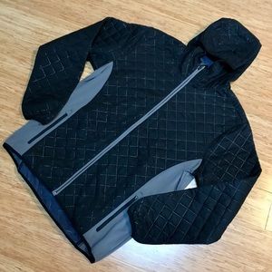 NWOT Merrell L Lightweight Quilted Jacket Blk/Gray